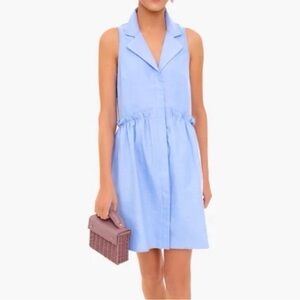 Tuckernuck Light Blue Sleeveless Mini Dress